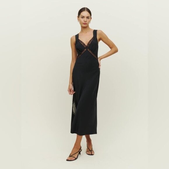 Reformation Provence Silk Dress - Picture 1 of 5